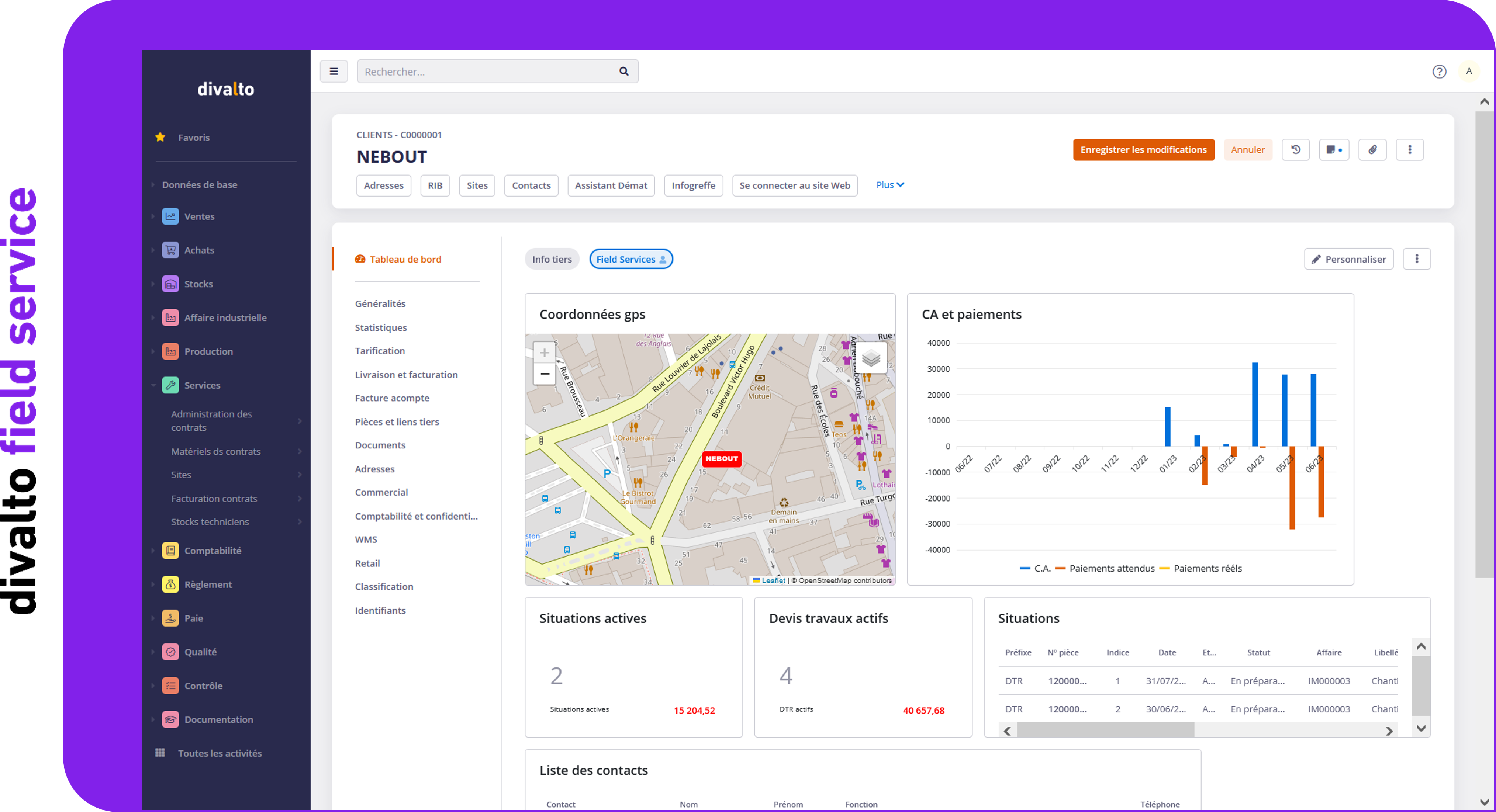 ERP Divalto Field Service